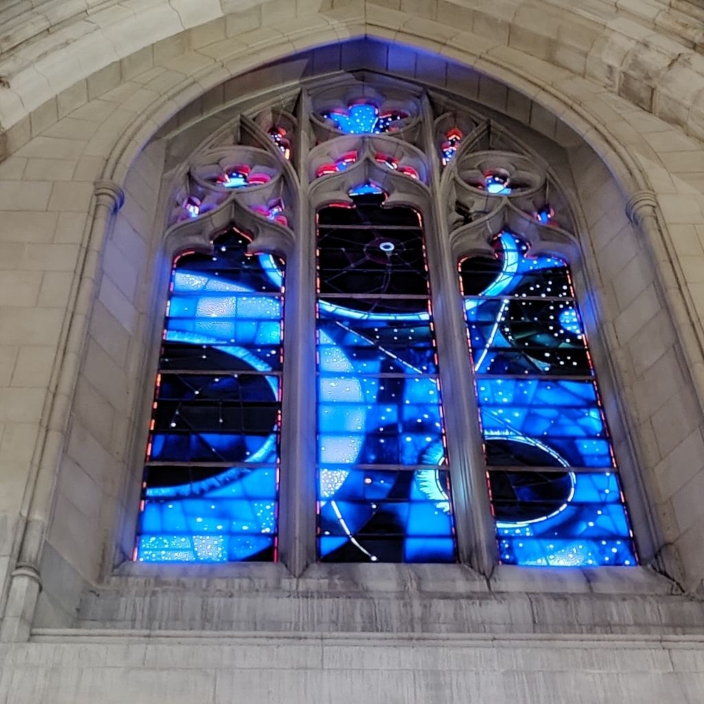 "Space Window" at the National Cathedral.